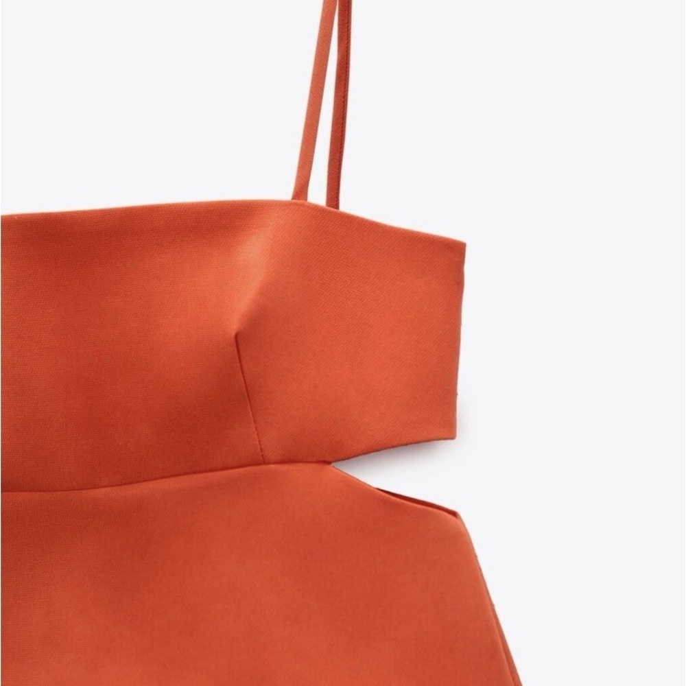 Zara Bright Orange Camisole - Picture 5 of 10